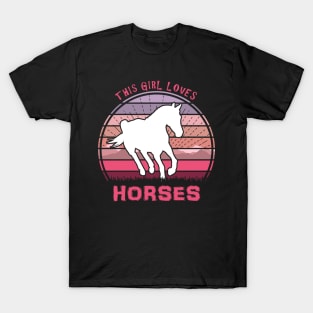 This Girl Loves Horses T-Shirt